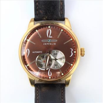 Graf Zeppelin Flatline Automatic Open-Heart Watch