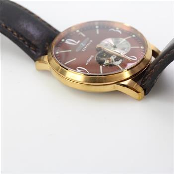 Graf Zeppelin Flatline Automatic Open-Heart Watch