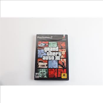 Grand Theft Auto III For Playstation 2, Sealed