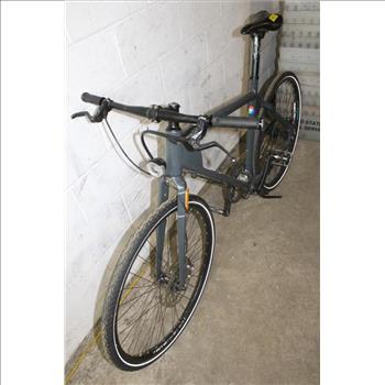 Gray Electric Road Bike