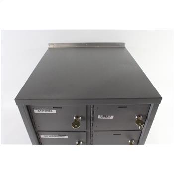 Gray Lockbox With Keys