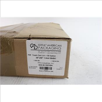 Great American Packaging 55 Gallon Trash Can Liner
