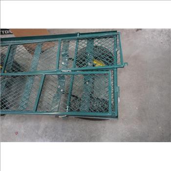 Green Caged Wagon With Wheels