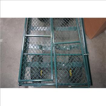 Green Caged Wagon With Wheels