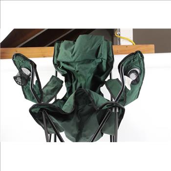 Green Folding Chair, Baseball Gloves, 31