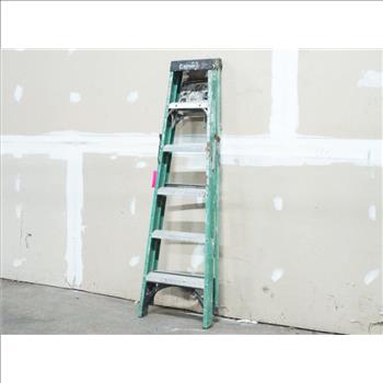 Green Step Ladder