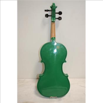Green Violin With Case