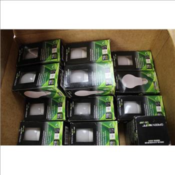 Green Watts LED Light Bulb, 15 Watts 16 Pieces