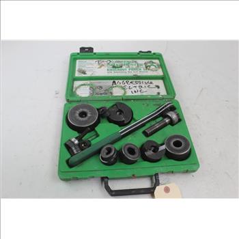 Greenlee 7238sb Slug Buster Knockout Punch Set W/wrench Driver For 1/2