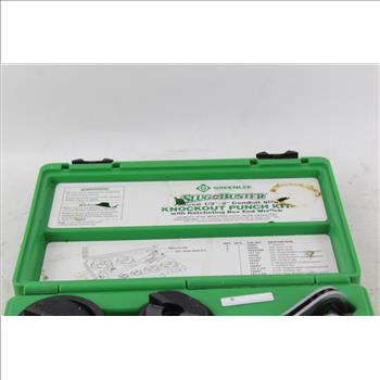 Greenlee Knockout Punch Set, 9 Pieces