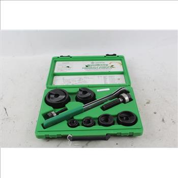 Greenlee Knockout Punch Set, 9 Pieces
