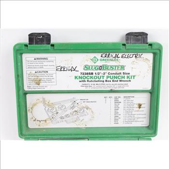 Greenlee Slug Buster Knockout Punch Set