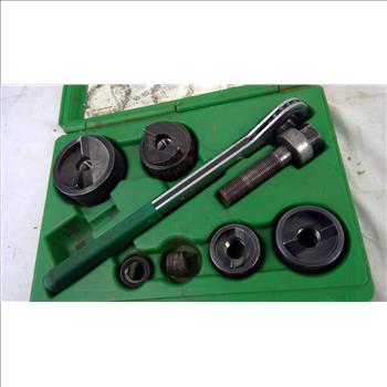 Greenlee SlugBuster Knockout Punch Set With Wrench Driver For 1/2
