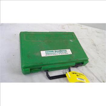 Greenlee SlugBuster Knockout Punch Set With Wrench Driver For 1/2