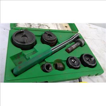 Greenlee SlugBuster Knockout Punch Set With Wrench Driver For 1/2