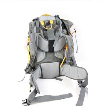 Grey And Yellow Hiking Backpack