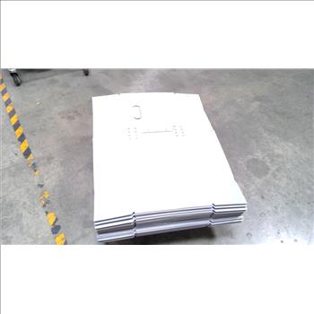 Grey Corrugated Plastic Boxes, 25 Pieces