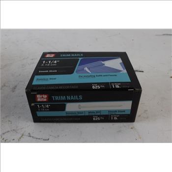 Grip Rite Trim Nail 1Lb. Boxes, And More, 7 Pieces