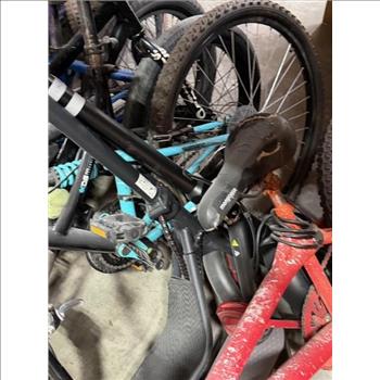 Group Of 10 Used Bikes With E-Scooters