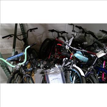 Group Of 14 Used Bikes And 1 Used Scooter