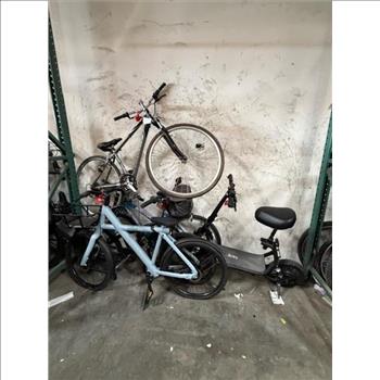 Group Of 4 Used Bikes And 1 E-Scooter