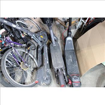 Group Of 4 Used Bikes And 3 Scooters