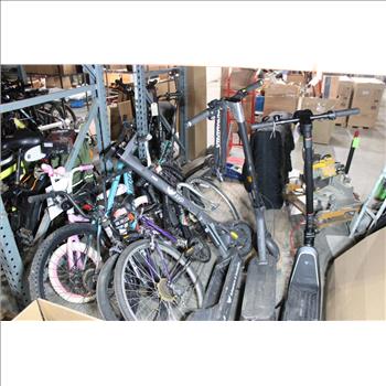 Group Of 4 Used Bikes And 3 Scooters