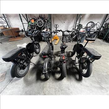 Group Of 4 Used E-Bikes