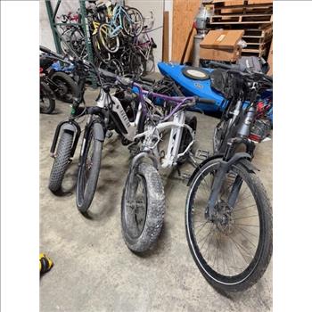 Group Of 4 Used E-Bikes