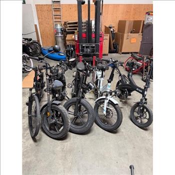 Group Of 5 Used E-Bikes