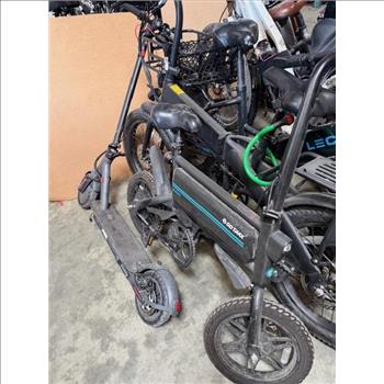 Group Of 7 Used E-Bikes SOLD FOR PARTS