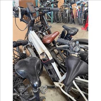 Group Of 7 Used E-Bikes SOLD FOR PARTS