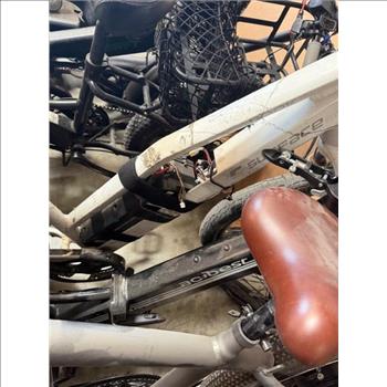 Group Of 7 Used E-Bikes SOLD FOR PARTS