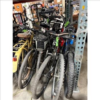 Group Of 9 Used Bikes