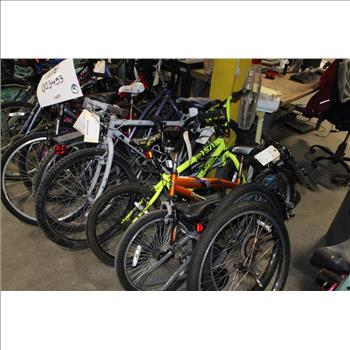 Group Of 9 Used Bikes