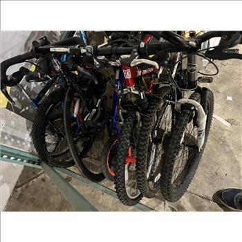 Group Of 9 Used Bikes