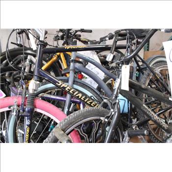 Group Of 9 Used Bikes