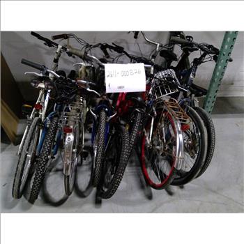 Group Of 9 Used Bikes