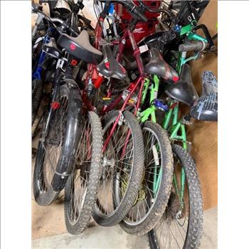 Group Of 9 Used Bikes
