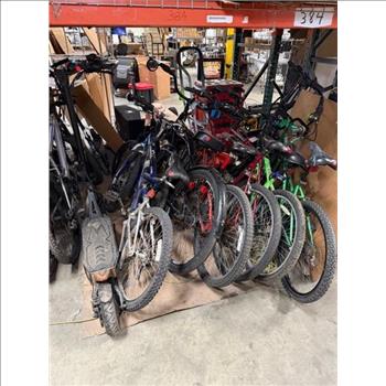 Group Of 9 Used Bikes