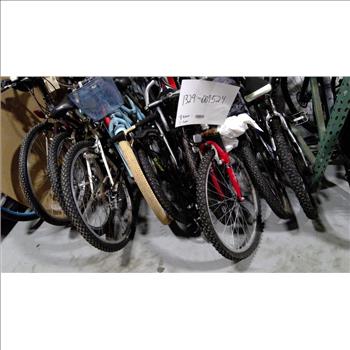 Group Of 9 Used Bikes And 1 Child Scooter