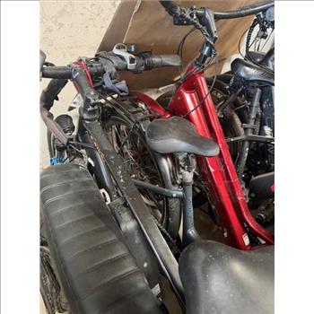 Group Of 9 Used E-Bikes SOLD FOR PARTS