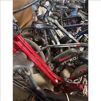 Group Of 9 Used E-Bikes SOLD FOR PARTS