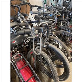 Group Of 9 Used E-Bikes SOLD FOR PARTS