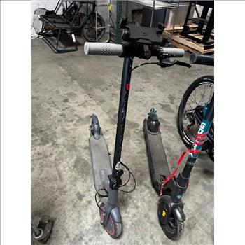 Group Of Used 2 E-Scooters And 1 Used E-Bikes