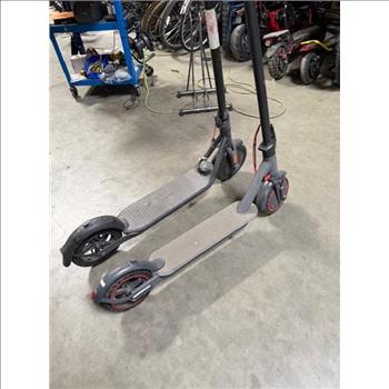 Group Of Used Electric Scooters, 2 Pieces
