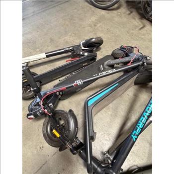 Group Of Used Electric Scooters, 5 Pieces