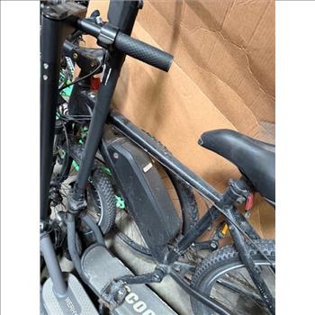 Group Of Used Electric Scooters, 6 Pieces And 2 Bikes