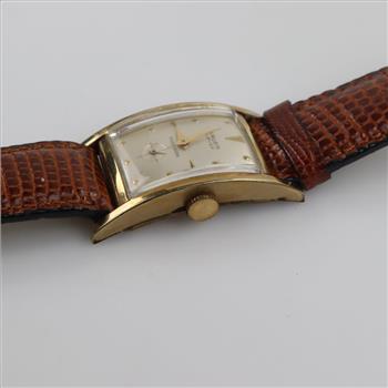 Gruen Curvex Precision 10kt GF Watch