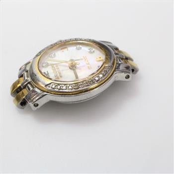 Gruen Swiss Watch With Diamond Accents